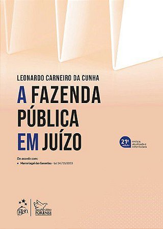 Livro A Fazenda Pública Em Juízo  Cunha