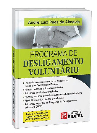 Livro Programa de Desligamento Voluntario - Almeida