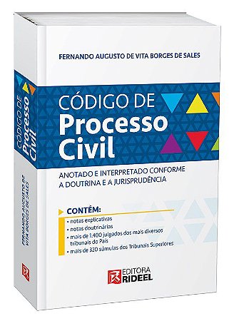 Livro Codigo de Processo Civil Anotado e Interpretado Conforme a Doutrina e a Jur - Sales