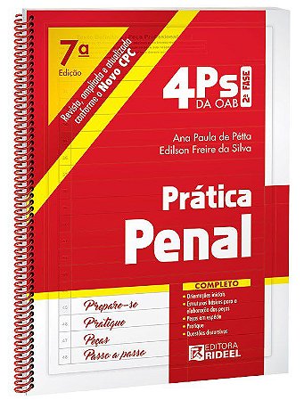 Livro 4Ps da OAB: Prática Penal