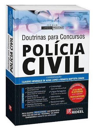 Livro Doutrinas Para Concursos Polícia Civil - Lopes - Rideel