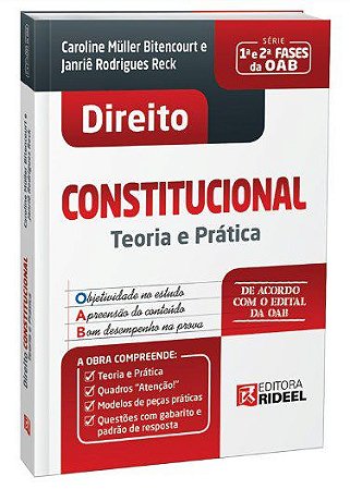 Livro Direito Constitucional: Teoria e Pratica - Bitencourt - Rideel