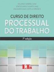 Livro CURSO DE DIREITO PROCESSUAL DO TRABALHO - LTR