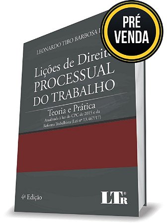 Livro Lições de Direito Processual do Trabalho - Lima