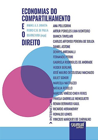 Livro Economias do Compartilhamento e o Direito - Zanatta/paula/kira (