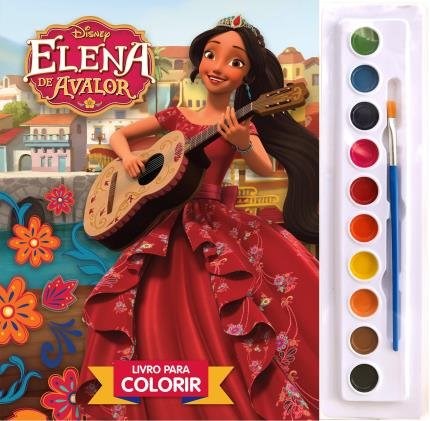 Livro Aquarela - Elena de Avalor - Disney