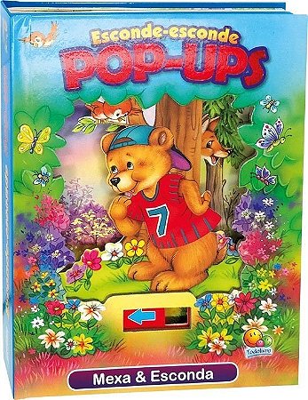 Livro Esconde-esconde Pop-ups -  Col. Aventuras Pop-ups - The Book Company