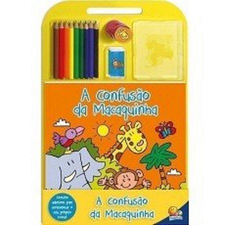 Livro Toque de Cor!, Um - a Confusao da Macaquinha - Grandreams/npp