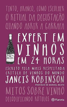 Livro Expert em Vinhos em 24 Horas - Nova Edicao - Robinson