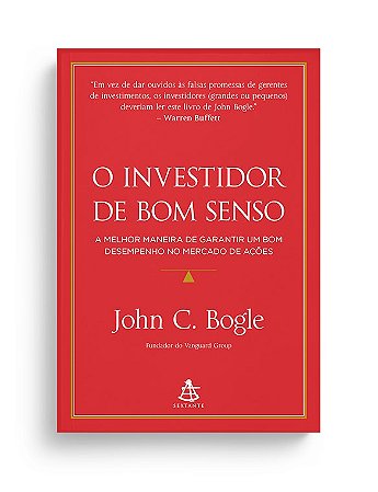 Livro Investidor de Bom Senso  Bogle