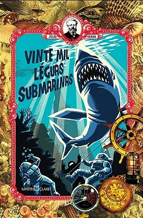 Livro Vinte Mil Léguas Submarinas  Julio Verne