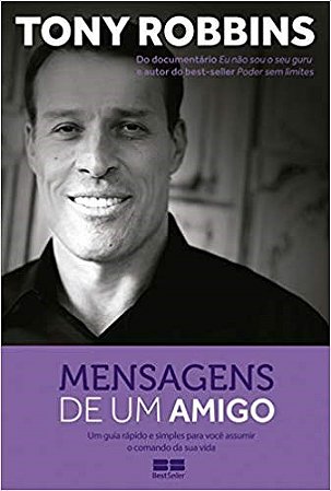 Livro Mensagens de Um Amigo  Tony Robbins