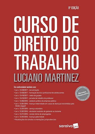 Livro Curso de Direito do Trabalho - Martinez