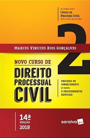 Livro Novo Curso De Direito Processual Civil - Vol 2 - Saraiva - 14Ed