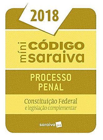 Livro Mini Codigo - Processo Penal - Saraiva