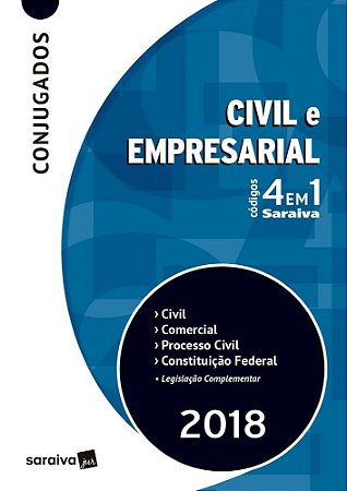 Livro Codigos 4 em 1 Saraiva - Civil e Empresarial - Editora Saraiva