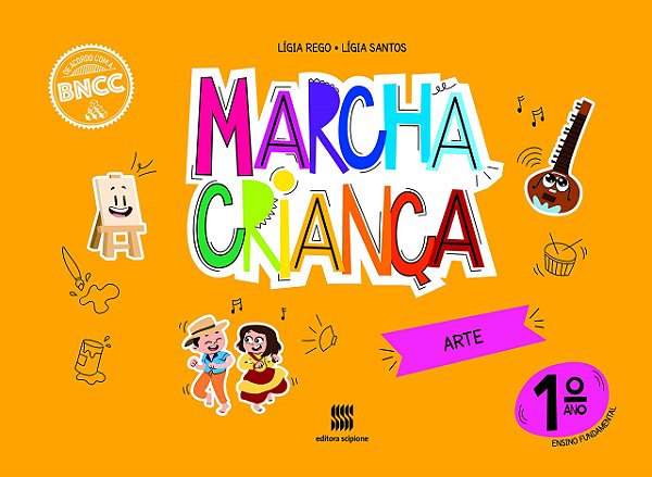 Livro Marcha Criança Arte 1 Ano - Rego - Scipione
