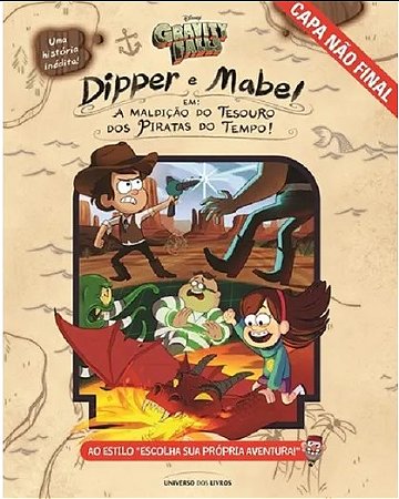 Livro Dipper e Mabel Em: a Maldiçao do Tesouro dos Piratas do Tempo! - Rowe