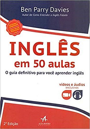 Livro Inglês em 50 Aulas: o Guia Definitivo para Você Aprender Inglês