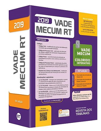 Livro Vade Mecum Rt 2019 - Equipe rt