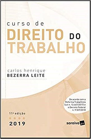 Livro Curso de Direito do Trabalho - Leite