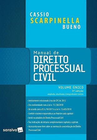 Livro MANUAL DE DIREITO PROCESSUAL CIVIL - BUENO