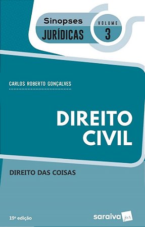 Livro Direito Civil Parte Geral - Vol. 3 - Carlos Roberto Gonca