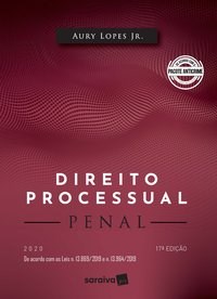 Livro Direito Processo Penal - 17ª Edição 2020 - Lopes Jr. 17º edição