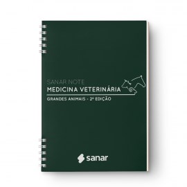 Livro Sanar Note Medicina Veterinária Grandes Animais - Sanar