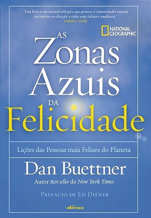 Livro Zonas Azuis da Felicidade - Buettner