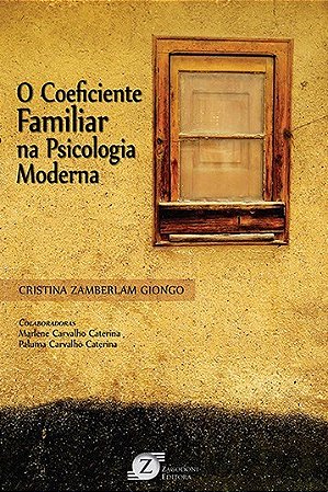 Livro Coeficiente Familiar Na Psicologia Moderna - Giongo