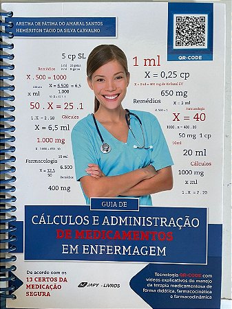 Livro Guia de Cálculos e Administração de Medicamentos em Enfermagem - Santos