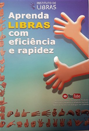 Livro Aprenda Libras com Eficiência e Rapidez com DVD