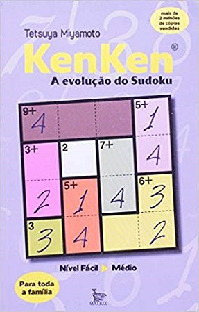 Livro KenKen - A Evolução Do Sudoku - Miyamoto