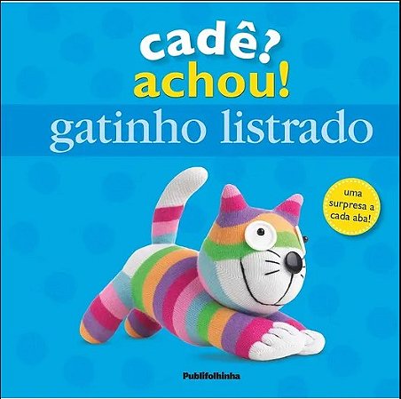Livro Cade  Achou! Gatinho Listrado - Sirett / Goda