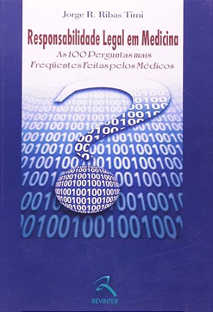 Livro Responsabilidade Legal em Medicina  Timi
