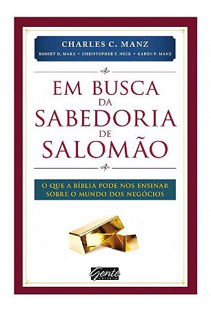 Livro Em Busca da Sabedoria de Salomão - Manz - Gente