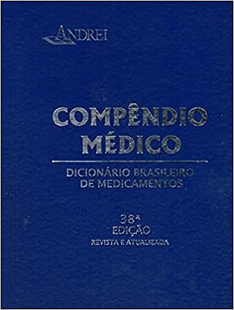 Livro Compendio Medico: Dicionario Brasileiro de Medicamentos - Editora Andrei