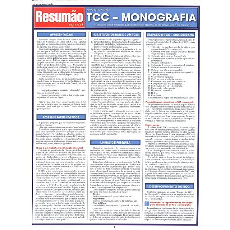 Livro Tcc - Monografia - Resumao Especial - Ricardino