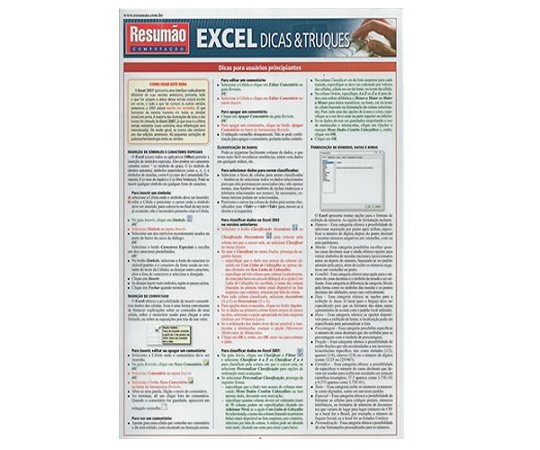 Livro Excel: Dicas e Truques