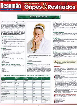 Livro Gripes e Resfriados - Barros Fischer e ass