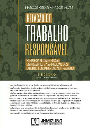 Livro Relação de Trabalho Responsável - Alves