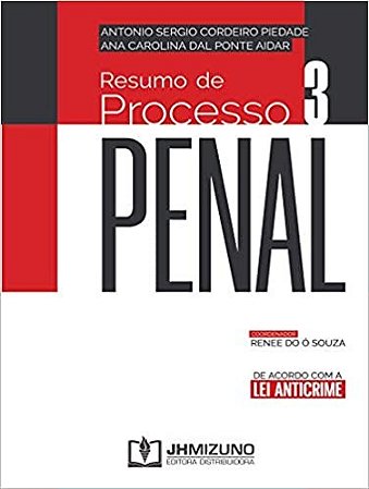 Livro Resumo de Processo Penal Antonio Sergio Corde