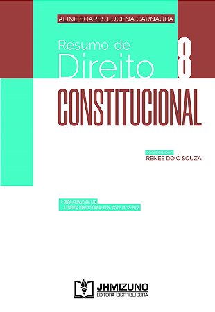 Livro Resumo de Direito Constitucional - Carnaúba - Mizuno