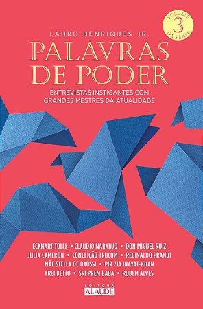 Livro Palavras de Poder: Entrevista Instigantes com Grandes Mestres da Atualidade