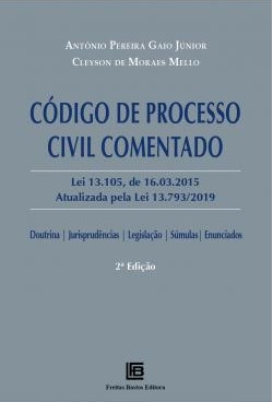Livro Codigo de Processo Civil Comentado - Gaio Junior/mello