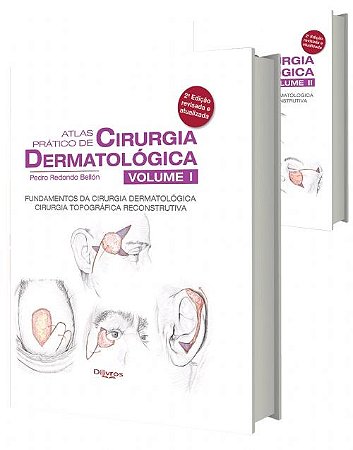 Livro Atlas Prático de Cirurgia Dermatológica 2 Vols. - Bellon