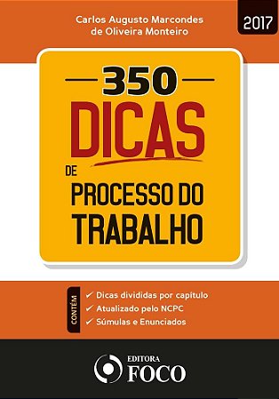 Livro 350 Dicas de Processo do Trabalho