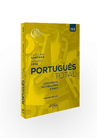 Livro Portugues Total: Concursos, Vestibulares e Enem - Santana/erse