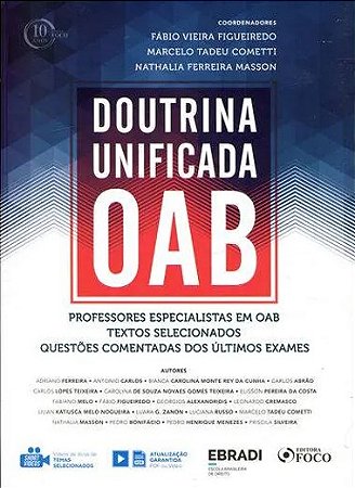 Livro Doutrina Unificada Oab - Ebradi - Figueiredo/cometti/m